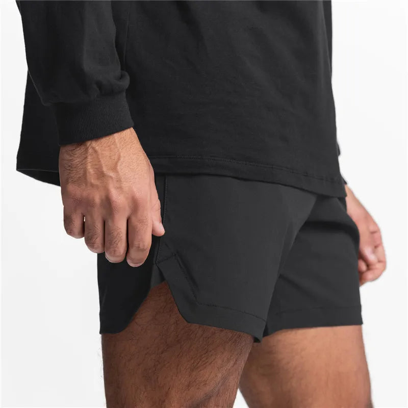 Pantalón corto deportivo Zest Market color negro para hombre