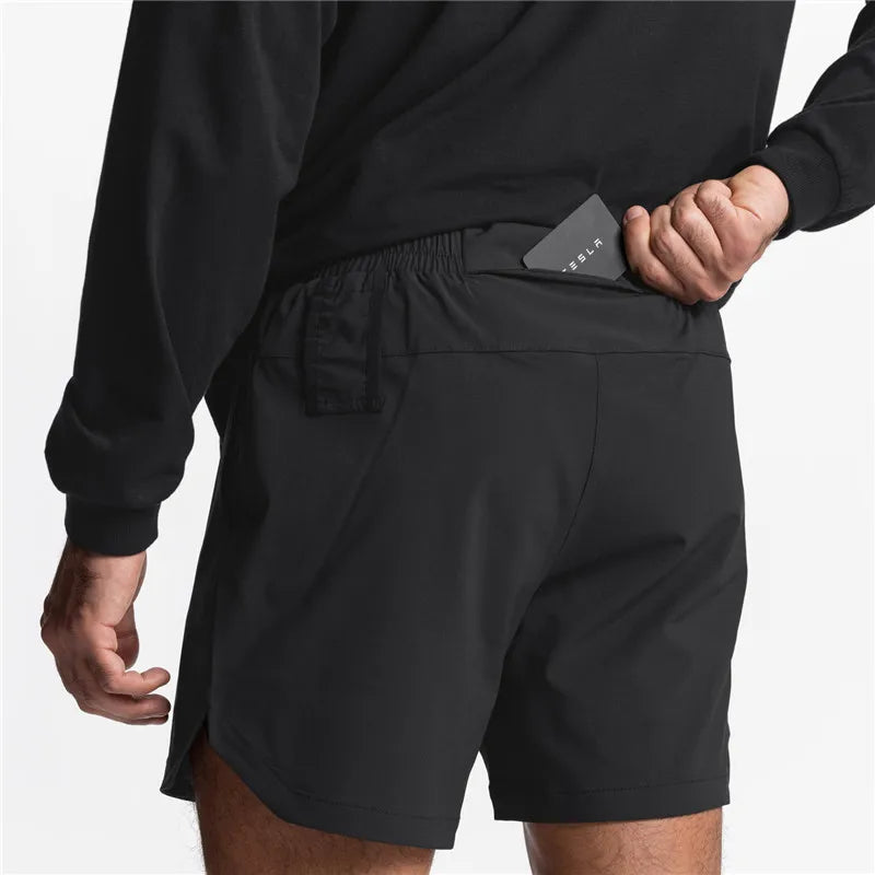 Pantalón corto deportivo Zest Market color negro para hombre