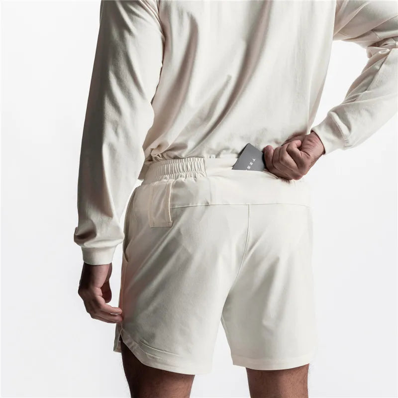 Pantalón corto deportivo Zest Market color blanco para hombre