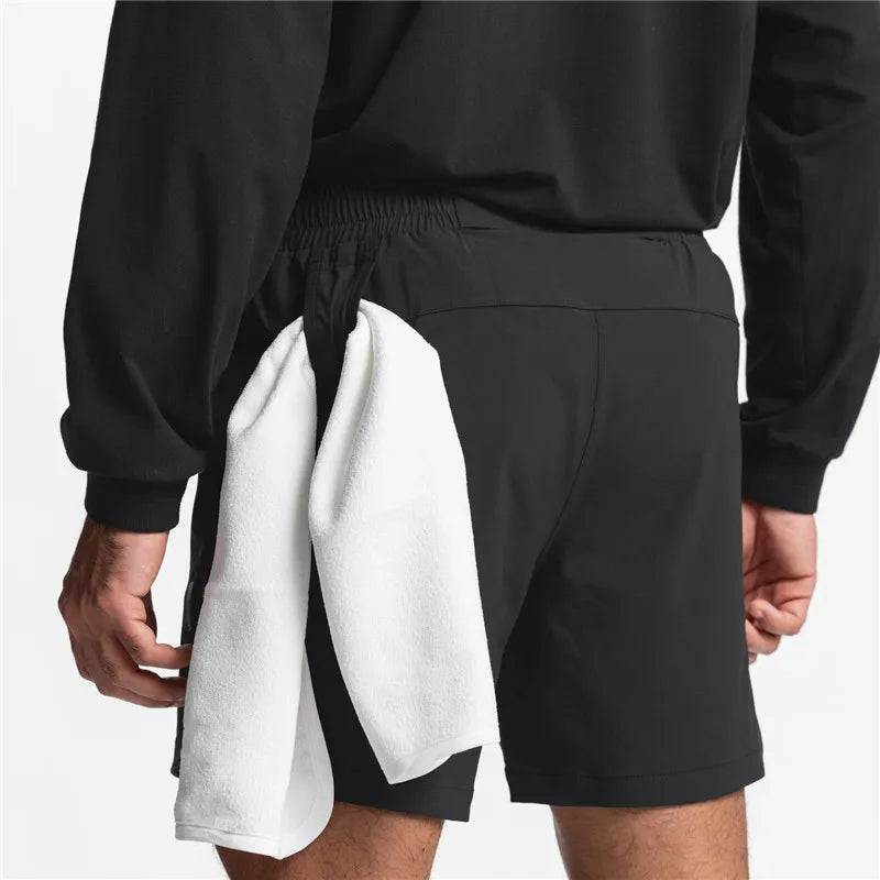 Pantalón corto deportivo Zest Market color negro para hombre
