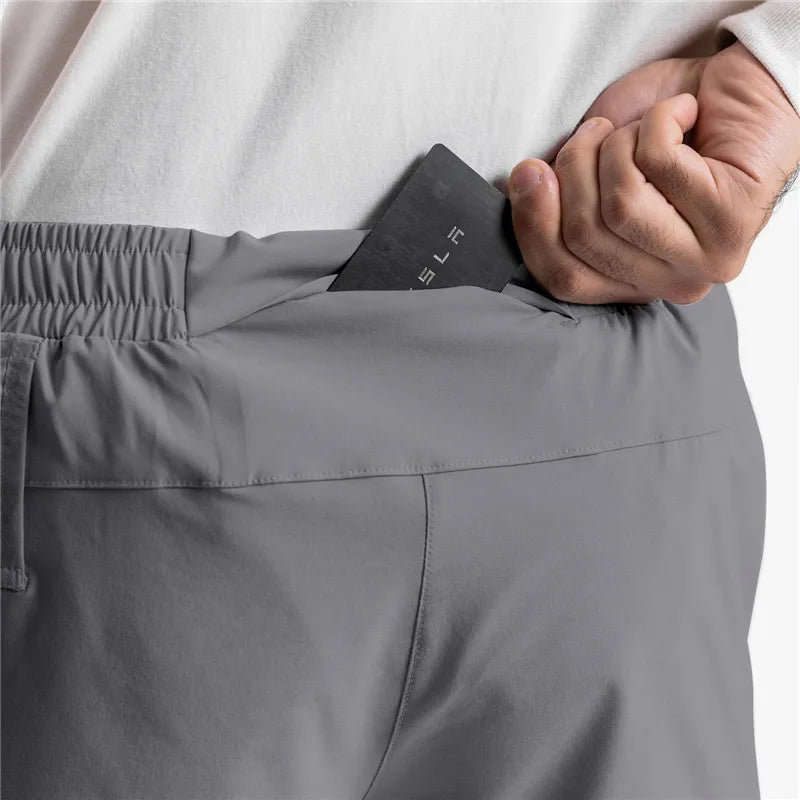Pantalón corto deportivo Zest Market color gris para hombre