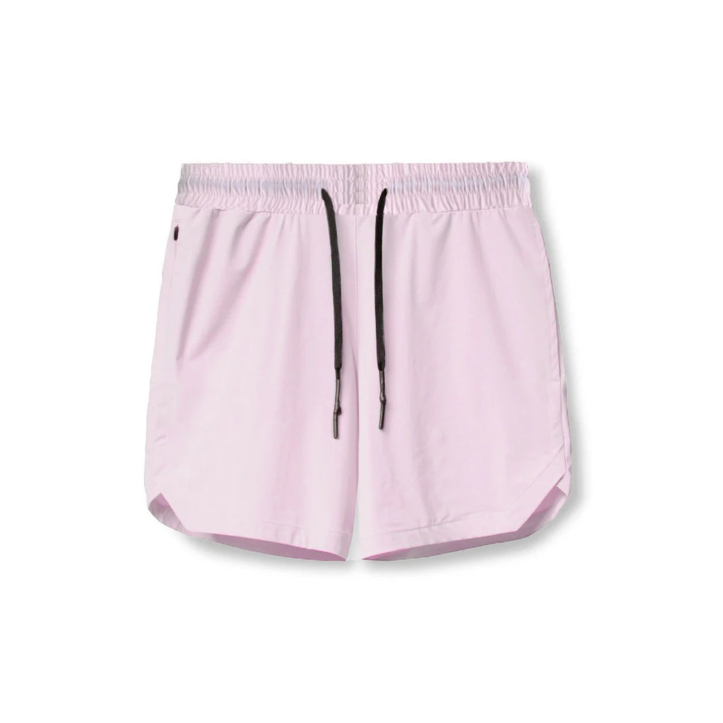 Pantalón corto deportivo liso Zest Market color rosa para hombre