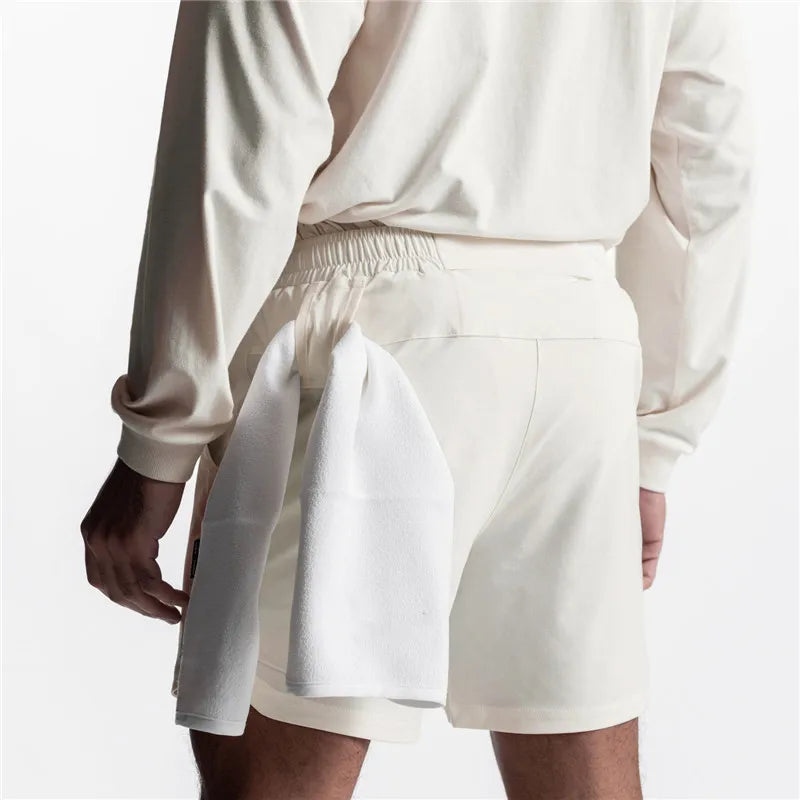 Pantalón corto deportivo Zest Market color blanco para hombre