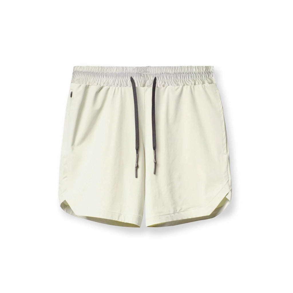 Pantalón corto deportivo liso Zest Market color caqui para hombre