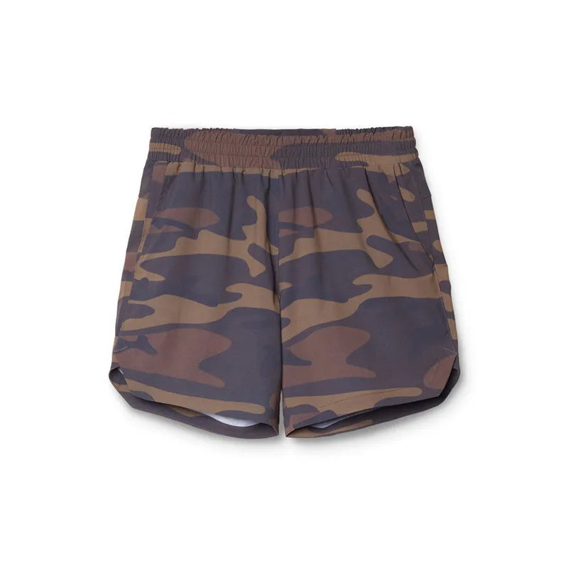 Pantalón corto deportivo Zest Market color camuflaje para hombre