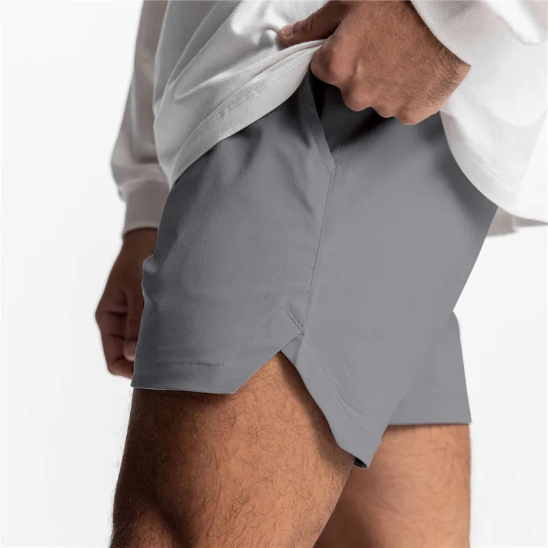 Pantalón corto deportivo Zest Market color gris para hombre